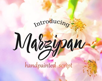 Digital font - commercial license included -modern typeface, handwritten script, calligraphy font download -wedding, invitations, cards