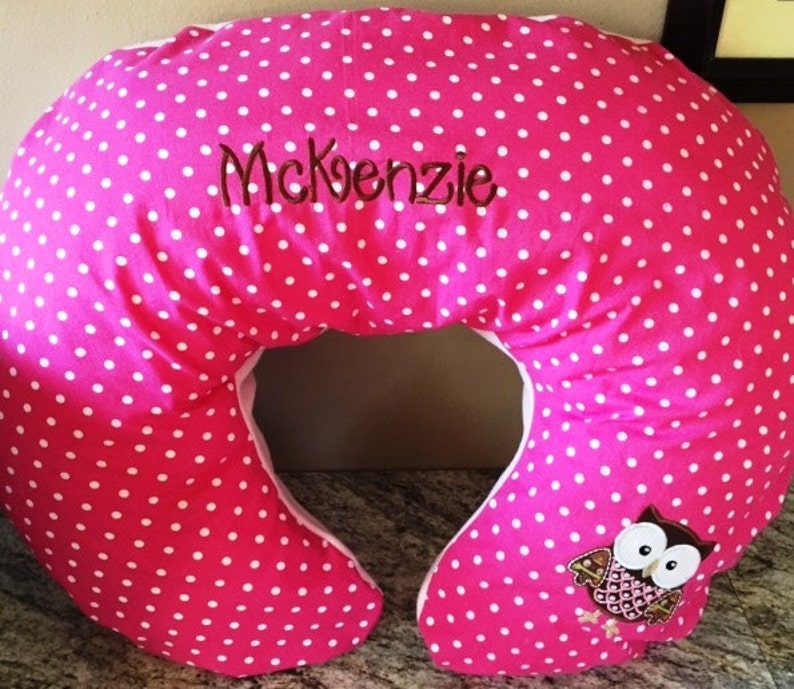 Owl Boppy Nursing Pillow Cover Personalized Etsy