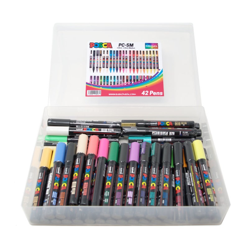 Posca Paint Marker PC5M 2.5mm Pen Fabric Metal Glass Rocks Etsy