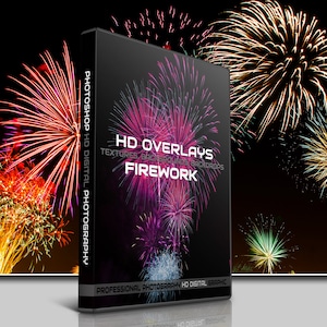200 FIREWORK PHOTOSHOP OVERLAYS, Digital Textures, Backgrounds, Photo, Photography, Firework, Fire, Flames, Light, Wedding, Party, Christmas