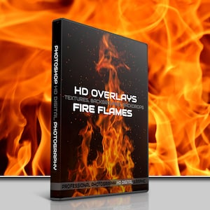 200 FIRE PHOTOSHOP-OVERLAYS, digitale texturen, achtergronden, achtergronden, foto, fotografie, vuur. Vlam, rook, vonk, nacht, licht, effect