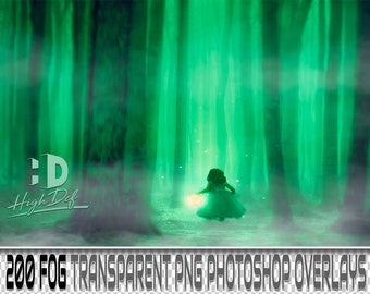 200 FOG TRANSPARENT PNG Photoshop Overlays, digitale Textur, Hintergrund, Hintergrund, Foto, Fotografie, Nebel, Natur, Rauch, Nebel, Wetter