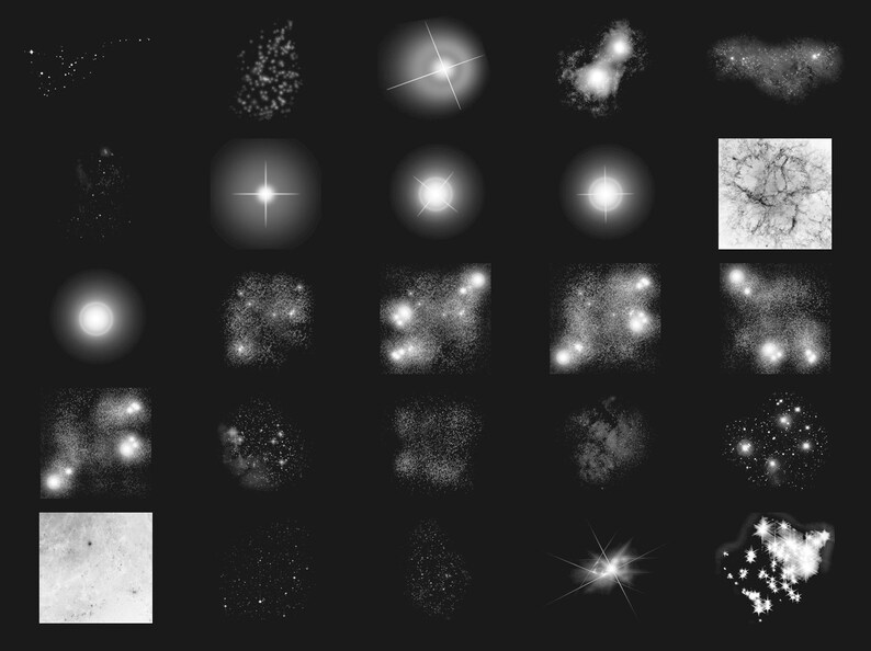 moon and stars overlay moon and stars overlay
