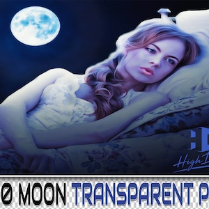 200 MOON TRANSPARENT PNG Photoshop Overlays, Digital Texture, Background, Backdrop, Photo, Photography, Stars, Moon, Night, Sky, Effects