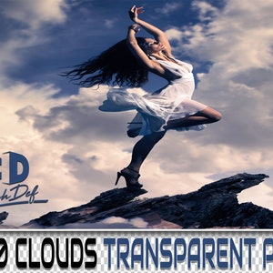 100 CLOUDS TRANSPARENT PNG Photoshop Overlays, Digital Textures, Backgrounds, Backdrops, Photo, Photography, Cloud, Sky, Nature, Sunset