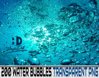 200 BURBUJAS DE AGUA TRANSPARENTES Png Photoshop Superposiciones, Textura Digital, Fondo, Telón de fondo, Foto, Fotografía, Burbujas, Burbuja, Superposición