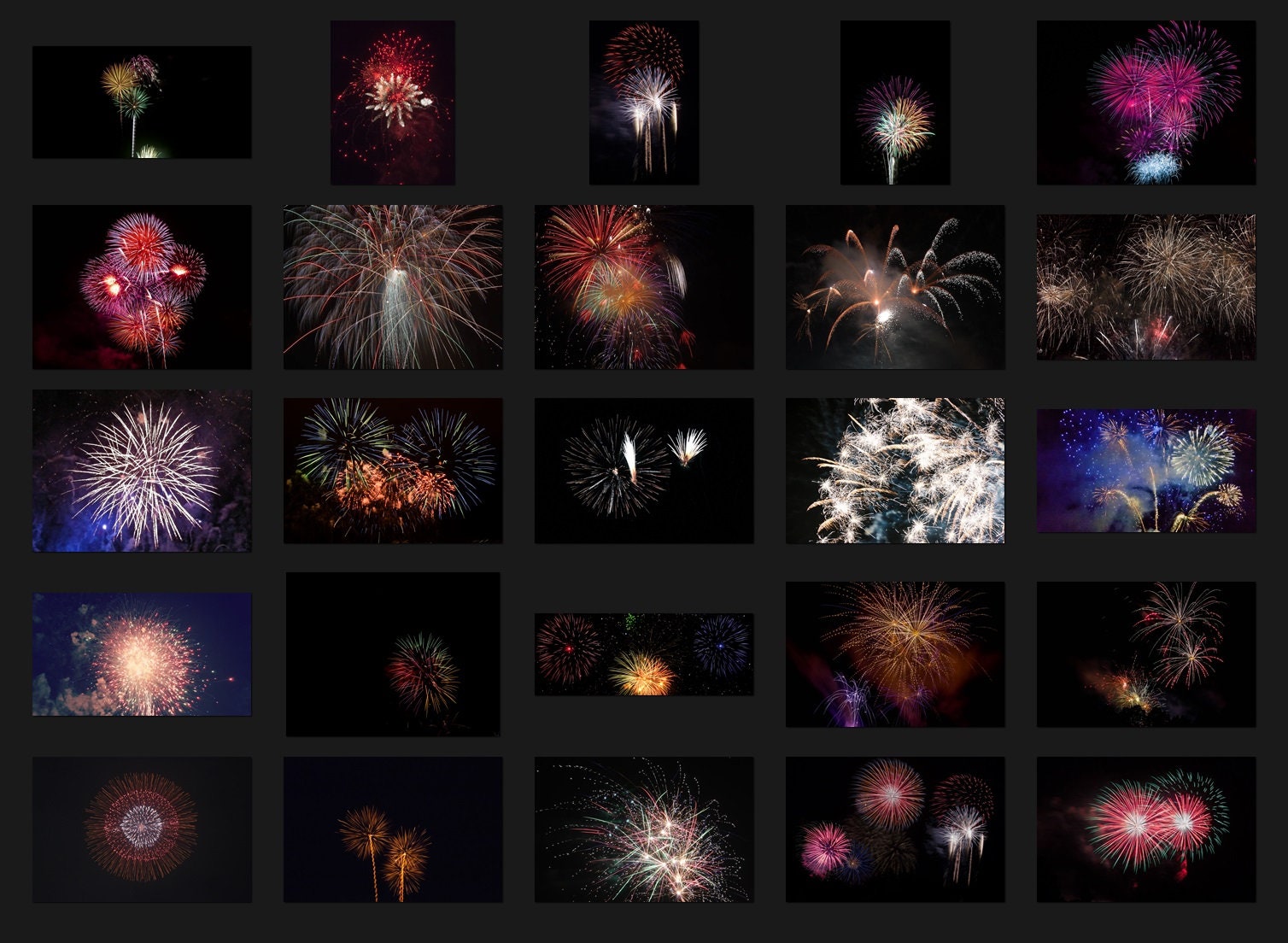 200 Firework Photoshop Overlays: HD Digital Photography Textures ...