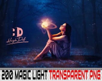200 MAGIC LIGHT TRANSPARENT Png Photoshop Overlays, Png Light, Png Effect, Sparkle, Smoke, Glitter, Glowing, Particles, Fairy, Dust, Stars