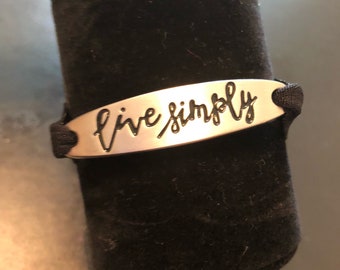 Live Simply Bracelet