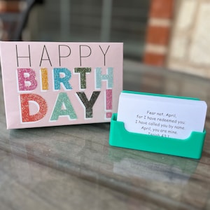 Birthday Personalized Scripture Cards