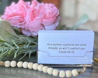 MOM'S Personalized Scripture Cards