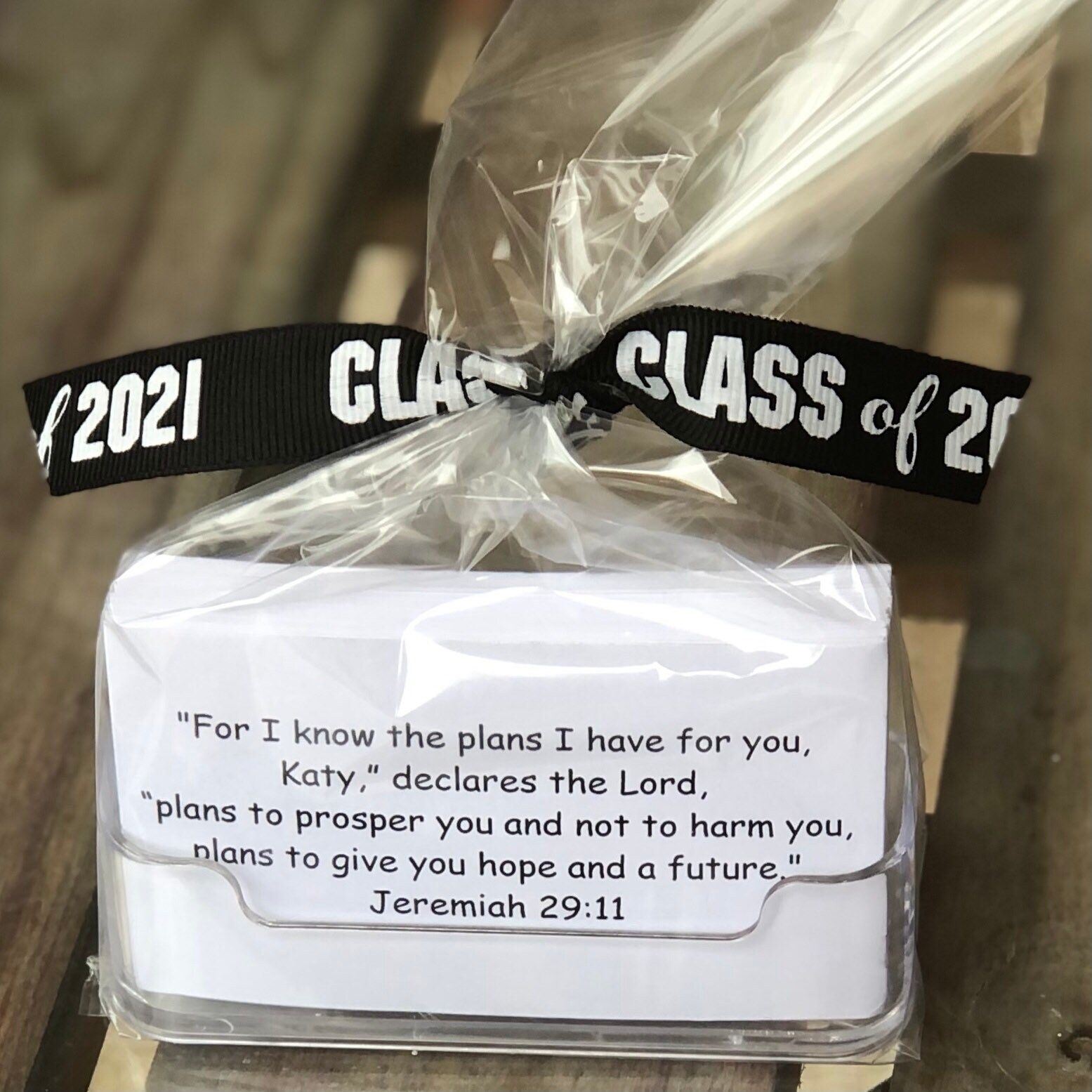 GRADUATES Personalized Scripture Cards | Etsy