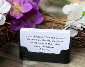 LIFE He Knows Your Name Cards Personalized Scripture Cards