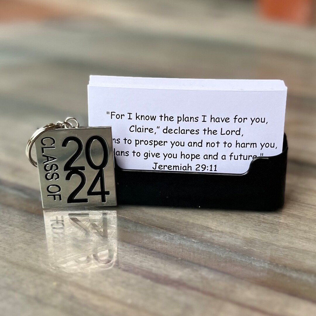 GRADUATES Personalized Scripture Cards - Etsy