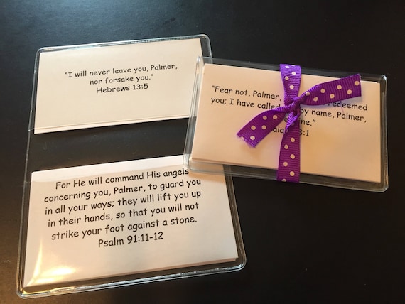 POCKET Scripture Cards | Etsy