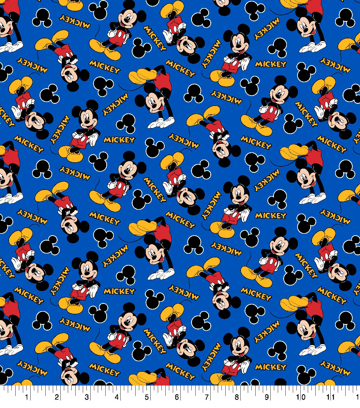 mickey mouse fabric toy box
