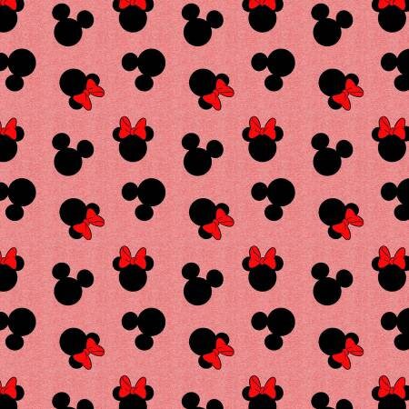 Disney Mickey and Minnie Knit Fabric 