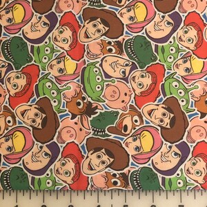 Toy Story Fabric Disney Pixar Cotton Material Bo Peep Buzz Lightyear Woody Alien Bullseye T Rex Toys image 3