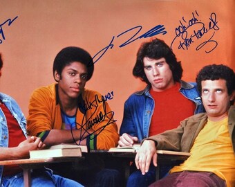 ジョン・トラボルタのサイン入り 8x10 ウェルカムバック、コッター