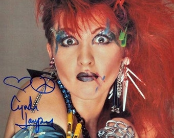 シンディ・ローパーのサイン入りメンフィス・ブルース CD JSA COA