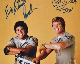 その他 pop century Erik Estrada Larry Wilcox Erik Estrada Larry Wilcox Autographs Leaf Pop Century