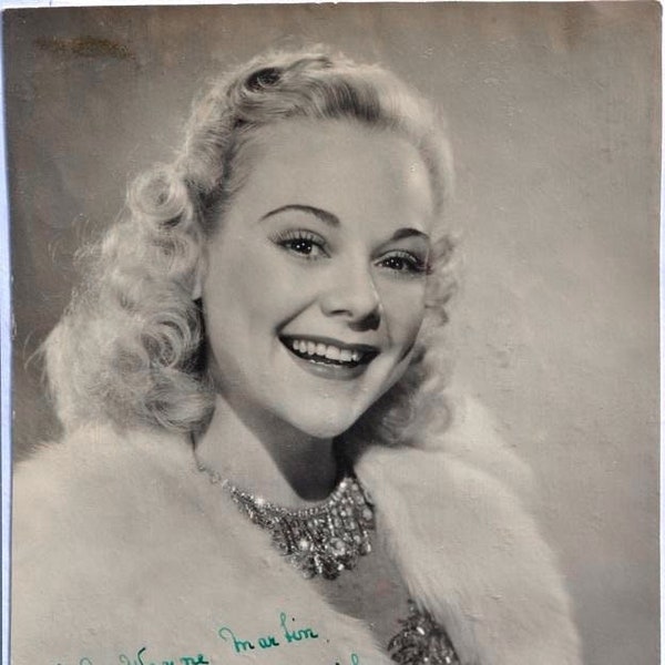 Sonja Henie Signed Photo - Thin Ice, Happy Landing - W/COA