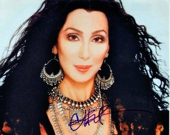 Cher Signed Photo - Sonny & Cher, Witches Of Eastwick - W/COA