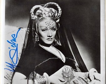 Marlene Dietrich Signed Photo - Shanghai Express W/COA
