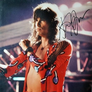 エアロスミス　サイン　レコード　AEROSMITH スティーブンタイラー　直筆 スティーヴン・タイラー 直筆サイン入り写真 エアロスミス - Etsy 日本