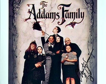 Christopher Lloyd & Angelica Huston - The Addams Family - W/COA