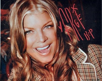 Fergie Signed Photo – Stacy Ann Ferguson, Black Eyed Peas W/COA