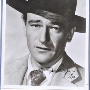 John Wayne Signed Photo - Duke W/COA