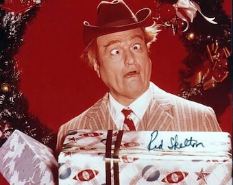 Red Skelton Signed Photo - Doughnut Dunkers - Ziegfeld Follies - The Clown W/COA