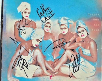 The Go-Go's - Beauty And The Beat Signed Album X5 - Belinda Carlisle, Jane Wiedlin, Charlotte Caffey + W/COA