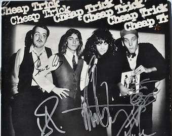 チープ・トリック直筆サイン入りアルバム X4 - ロビン・ザンダー