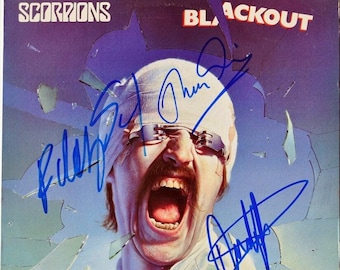 Scorpions – Blackout Signed Album X3 - Rudolf Schenker, Klaus