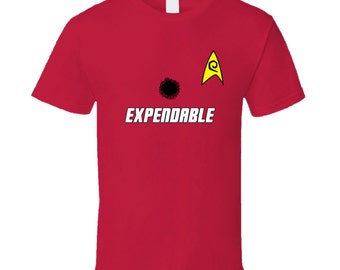 New Engineering Security Operations Red Star Trek Lanyard