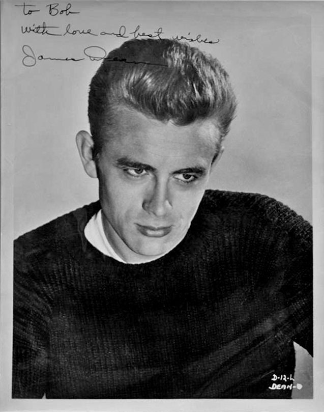 ジェームズ・ディーンの直筆サイン入り写真 - 理由なき反抗 - エデンの