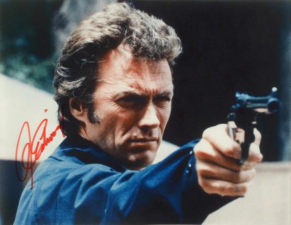 ダーティーハリー クリント・イーストウッド サインフォト 直筆サイン