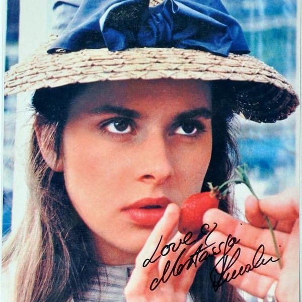 Foto firmada de Nastassja Kinski con COA