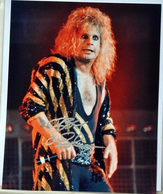 Ozzy Osbourne Signed Photo - Black Sabbath - W/COA - Etsy