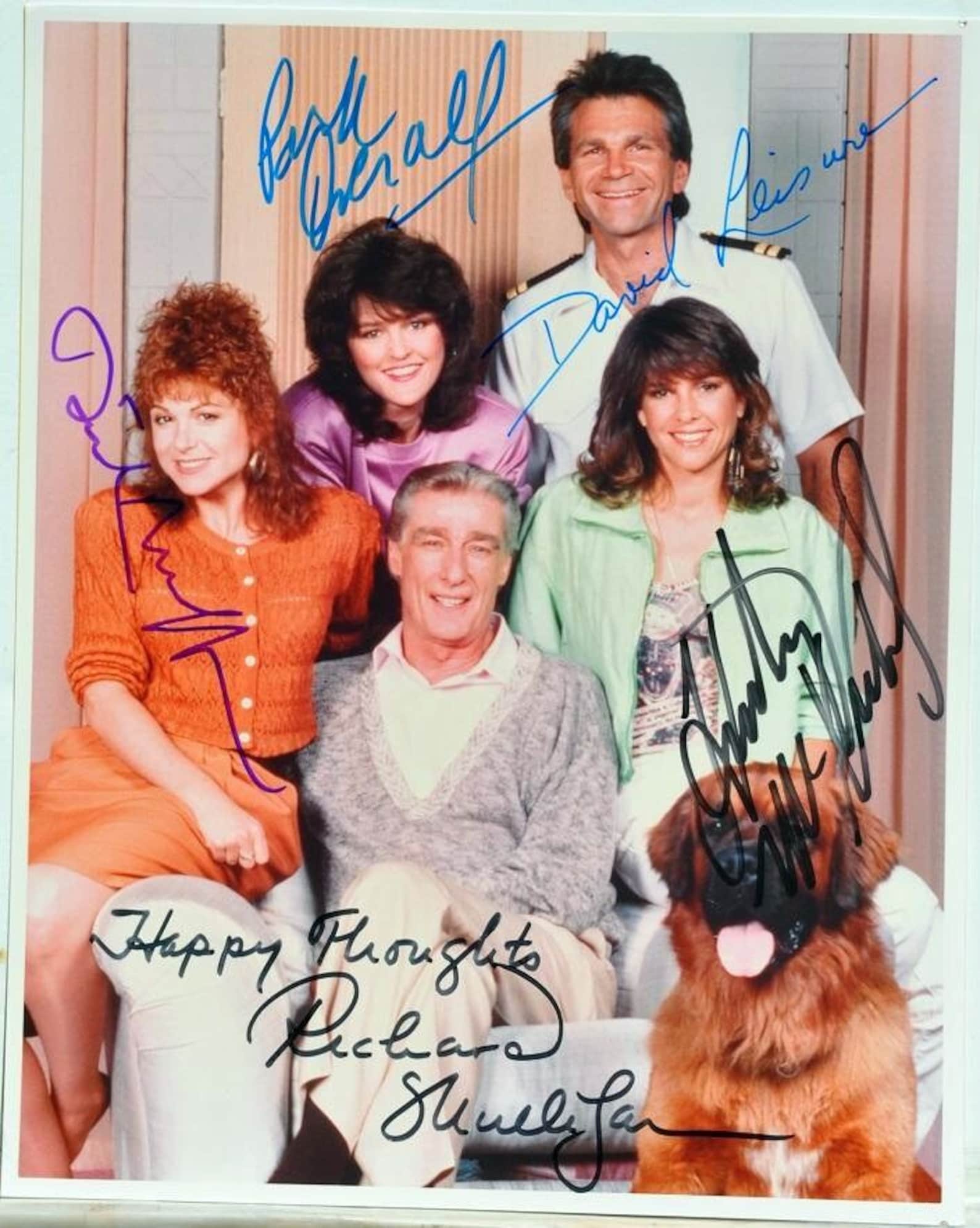 Empty Nest Cast Signed Photo X5 - Richard Mulligan, David Leisure, Park ...
