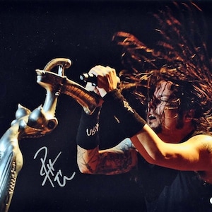 Jonathan Davis Signed Photo - Korn - J Devil –11&quot;X14&quot; W/COA