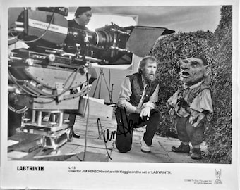 Jim Henson Signed Photo - Labyrinth, Dark Crystal, Muppets - W/COA