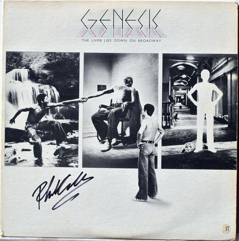 ジェネシス GENESIS サイン入り レコード フィル・コリンズ - ジェネシス – ザ・ラム・ライズ・ダウン・オン