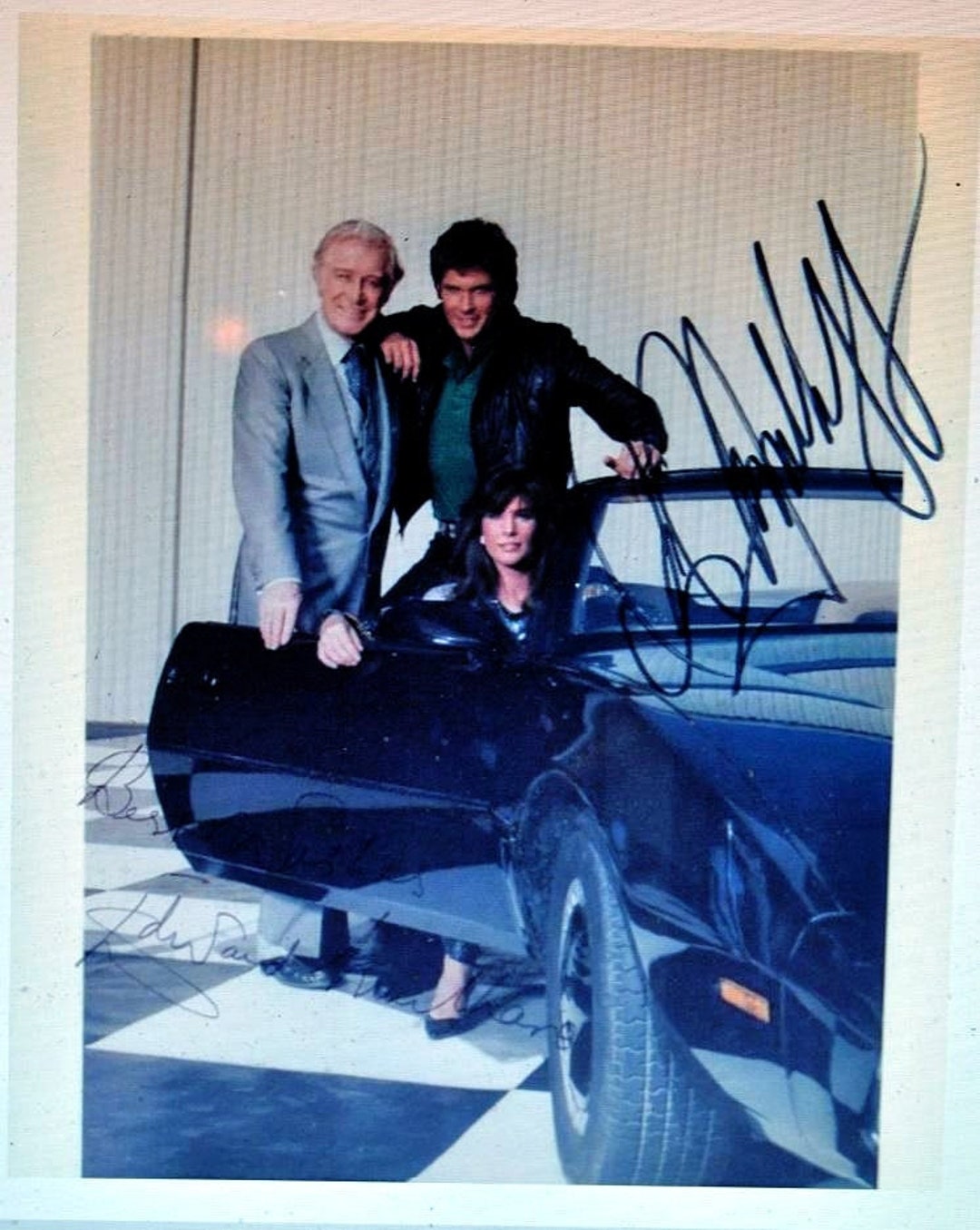 knight-rider-cast-signed-photo-x2-david-hasselhoff-edward-etsy