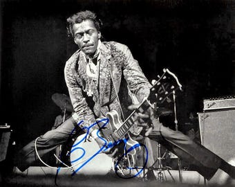 チャック・ベリー 直筆サイン入り 8 x 10 写真 COA - Etsy 日本