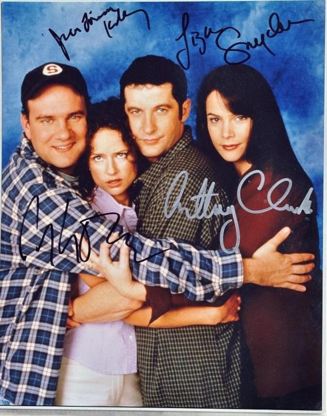 Yes, Dear Cast Signed Photo X4 - Lisa Snyder, Anthony Clark, Mike O ...