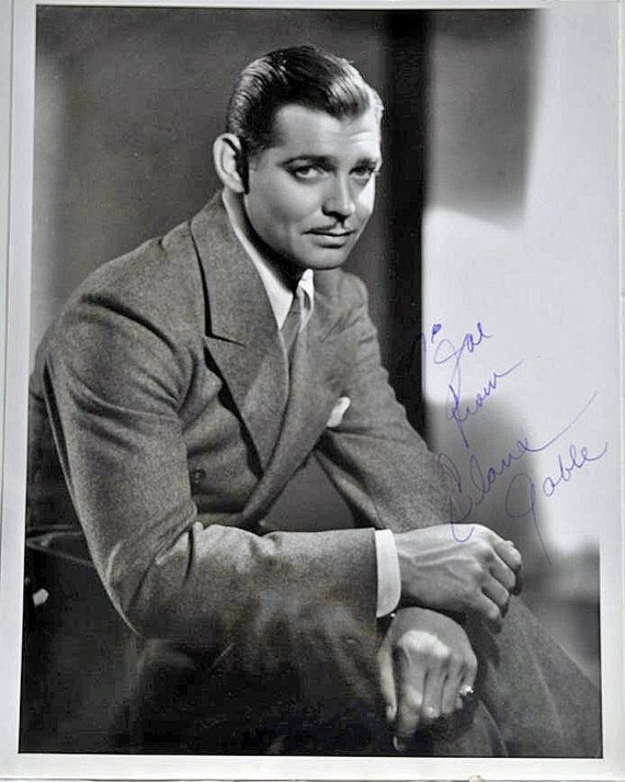 Clark Gable （クラークゲーブル）直筆サイン（鑑定書付き） Clark Gable （クラークゲーブル）直筆サイン（鑑定書付き）