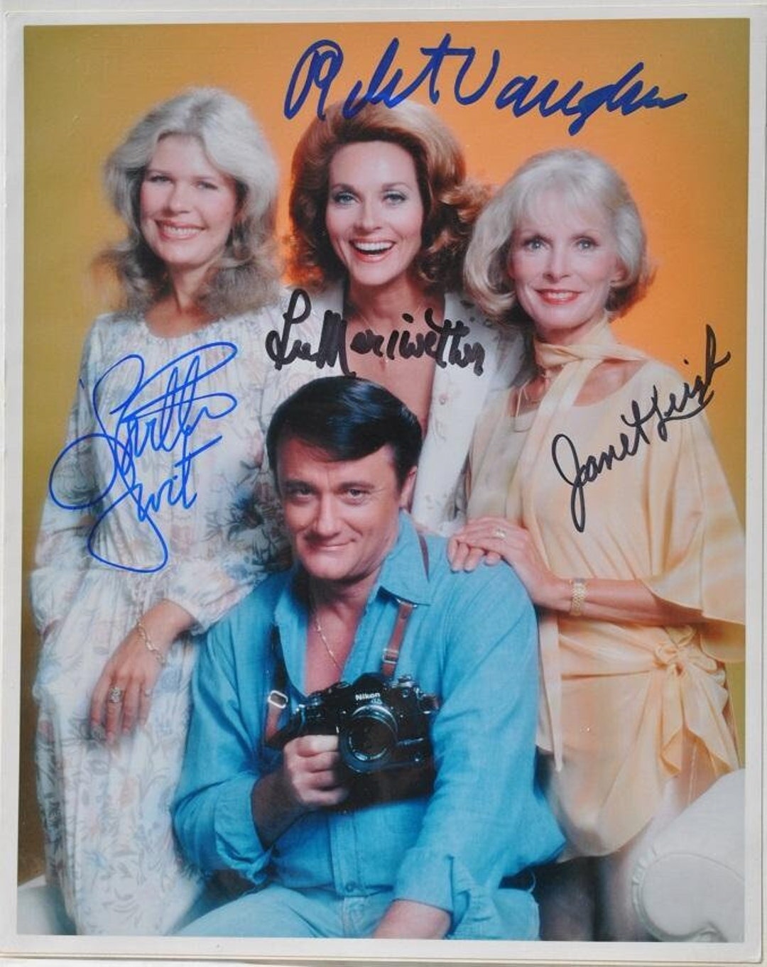 Mirror, Mirror Cast Signed Photo X4 – Robert Vaughn, Lee Meriwether + W